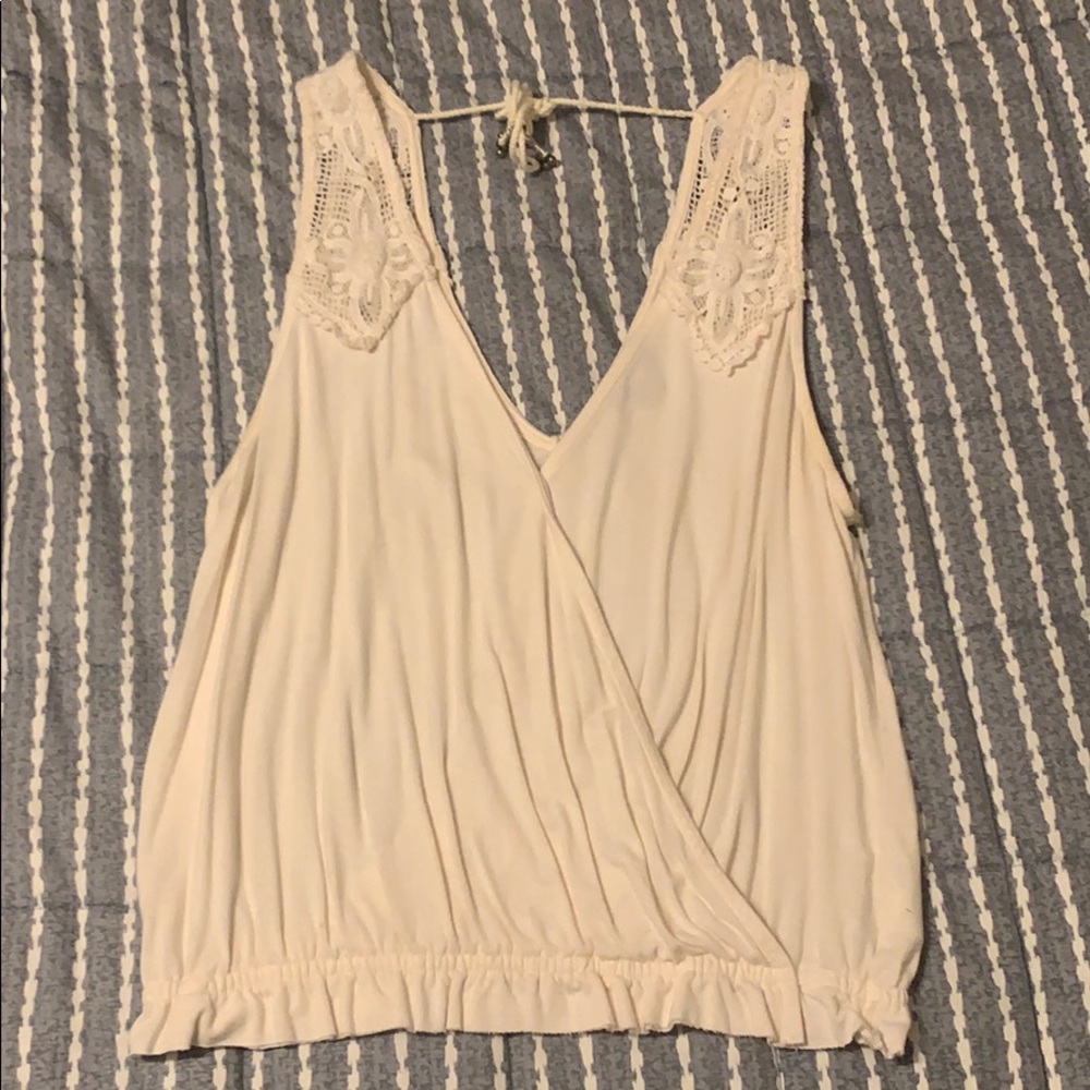 Off white tank top